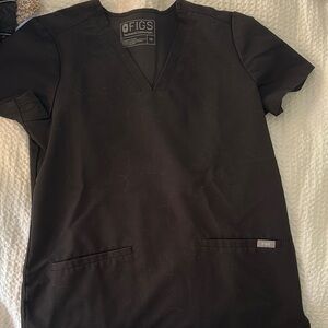 FIGS Charcoal Scrub Top